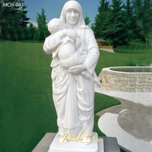 Beautiful-Marble-Mother-Teresa-Outdoor-Catholic-Statues-for-Sale